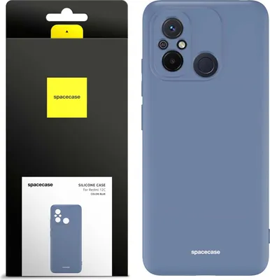 Produktbild von Spacecase Silikonhülle Redmi 12C blau