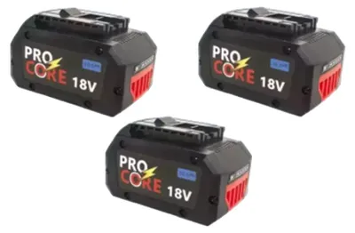 Immagine prodotto di Batteria, capacità 10000 mAh, compatibile con utensili elettrici a batteria da 18V, confezione da 3 batterie da 10,0 Ah