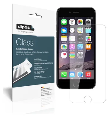 Obrázok produktu pre 1x ochranná fólia pre Apple iPhone 6 / 6S / 7 - Anti-Shock 9H fólia dipos Glass plastové sklo