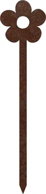 Produktbild von CORGARDEN Gartendekoration Blume 2, 68 x 16 cm, Cortenstahl CORGARDEN 1054