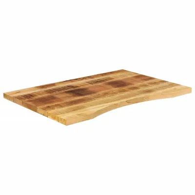 Image de vidaXL Plateau de bureau avec encoche 80x50x2,5 cm bois massif mangue