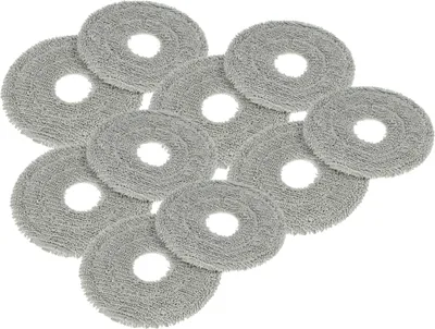 Produktbild von vhbw 10x Wischtuch kompatibel mit Dreame X40 Master, Ultra Complete, Ultra Wischroboter, Putzroboter - Mopptuch, Wischmopp-Pad - Mikrofasertuch