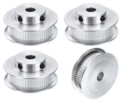4x GT-2 60T Zahnriemenscheibe Alu 8 mm Bohrung für 10 mm Riemen