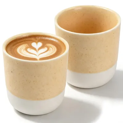 Productafbeelding van Set van 2 Espressokopjes van Hoogwaardig Aardewerk