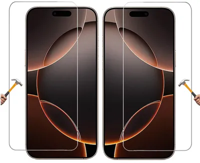 Produktbild von ino 2x Schutzglas kompatibel mit iPhone 16pro  Panzerglas Panzer Displayschutzglas  Schutzfolie Hartglas Schutz Glas iPhone 16 Pro