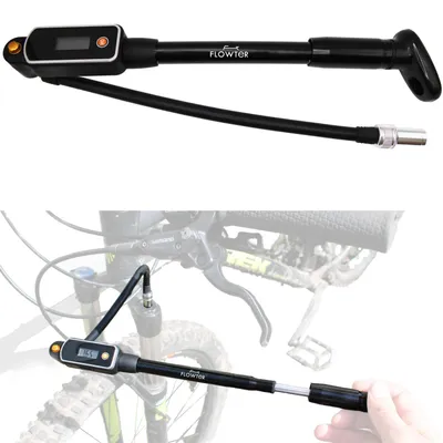 Obrázek produktu pro Pumpička tlumiče Flowter - vysokotlaká pumpička pro odpruženou vidlici a tlumič (kompatibilní s MTB a elektrokoly)