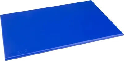 Image de Planche à découper Hygiplas Standard en polyéthylène bleu
