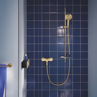Image de GROHE Barre de douche 900 mm Ø 22 mm - Cool Sunrise brossé - 26603GN1