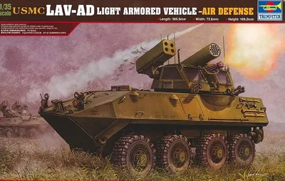 Immagine prodotto di Trumpeter USMC LAV-AD Difesa aerea 1:35