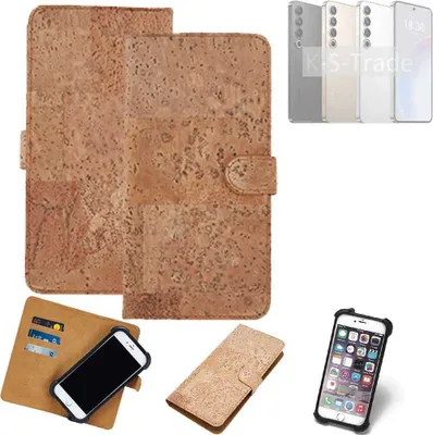 Produktbild von K-S-Trade Hülle kompatibel mit Meizu 20 Pro  Kork Handyhülle Cover  Schutzhülle TPU Case Bumper in Hellbraun, (1x)