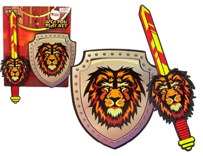 Image de Eva Foam Knight Set Épée Et Bouclier Lion