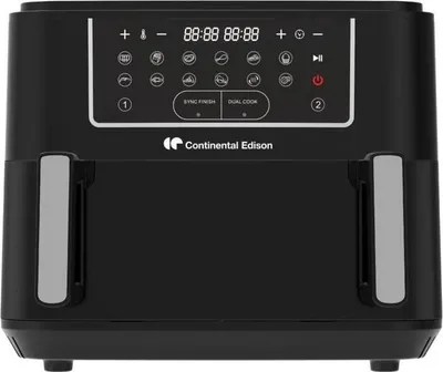 Obrázok produktu pre Fritéza bez oleja Continental Edison CEFR2400TB, 2600 W, 10,5 l, 12 programov, čierna