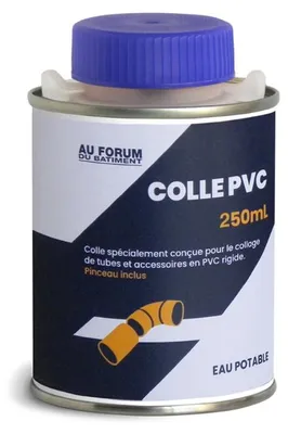 Image de Colle pour raccord en PVC gel pot en métal de 250ml – UNECOL – 2675