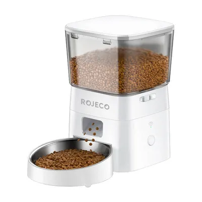 Zdjęcie produktu dla Dozownik Automat do karmienia Rojeco Pet Feeder 2L dla psa i kota