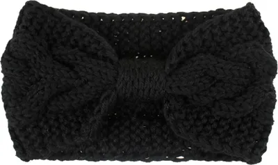 Produktbild von Oblique Unique Damen Stirnband Haar Band für den Herbst Winter Ohrenwärmer Zopfmuster in Einheitsgröße - schwarz