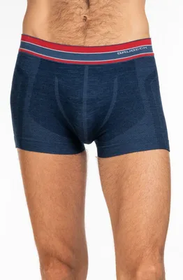Immagine prodotto di Brubeck Herren Boxershorts Active Wool navy blau XL (BX10870)