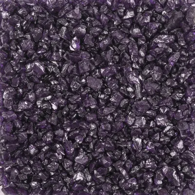 Produktbild von Glasgranulat, Glassplitt 1-2 mm violett 5 Kg Eurosand