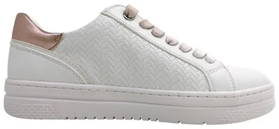 Imagen del producto de Zapatos deportivos para mujer de la marca Marco Tozzi, tipo cordones, color blanco, para uso casual