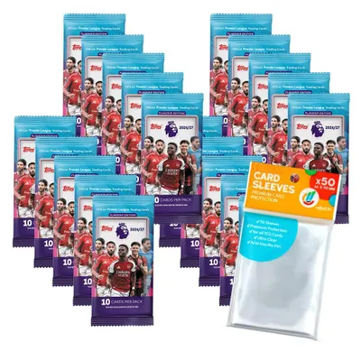 Produktbild von Bundle mit Premier League 2026/27 Trading Cards - 20 Booster + exklusive collect-it Hüllen