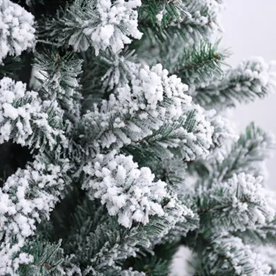Produktbild von Kunstweihnachtsbaum mit Schnee - Mini Kunstweihnachtsbaum 45 cm - Weiße Tischdekoration für Weihnachten