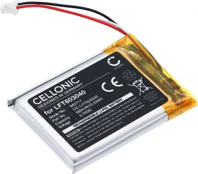 Immagine prodotto di CELLONIC Batteria per Headset / Auricolare / Cuffie Compatibile con Philips TAPH805, LFT603040 – (680mAh, 3.7V)
