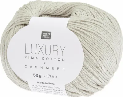 Produktbild von Rico - Luxury Pima Baumwolle x Cashmere 0005 hellgrau