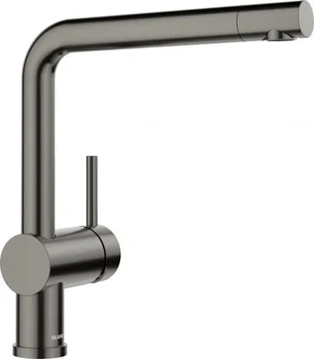 Produktbild von BLANCO LINUS Küchenarmatur Wasserhahn Hochdruck satin dark steel  - inkl.