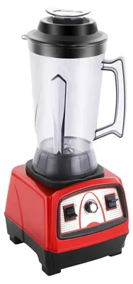 Image de Mixeur Gastro 4L - Mixeur haute performance professionnel - 2200 W - 26000 tr/min - 9 vitesses - Bol mélangeur résistant aux chocs avec graduation - Rouge