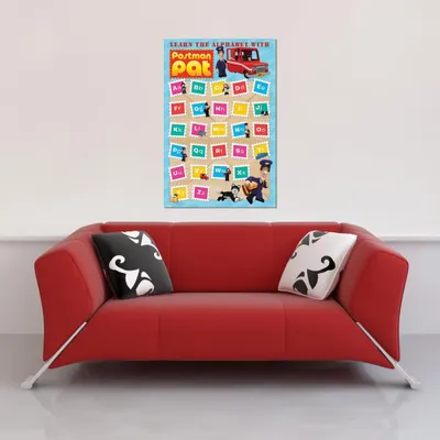 Immagine prodotto di Postman Pat - Poster - Impara l'alfabeto + 1 poster in formato 61x91,5 cm