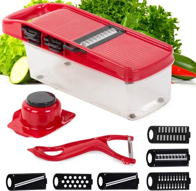 Produktbild von Verk 15823 Gemüsehobel-Reibe-Set 6 in 1 ANGEBOT
