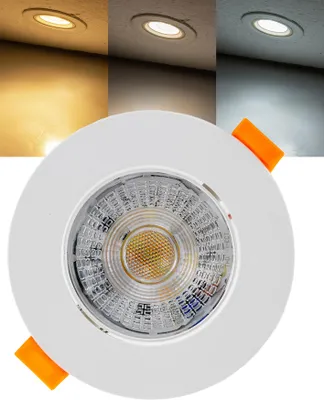 Produktbild von LED-Einbauleuchte Flat-36 CCT+P 3/5/7W 3000/4000/6500K schwenkbar