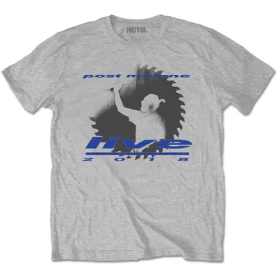Productafbeelding van Post Malone Live Saw Grey XL T-shirt