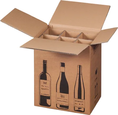 Produktbild von Flaschenversandkarton 6er - Kaufland - 5 Stk.