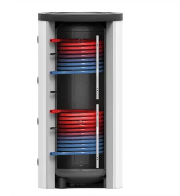 Produktbild von Pufferspeicher 1000 - Ø 79 cm - 2x Wärmetauscher ohne elektrische Bauteile