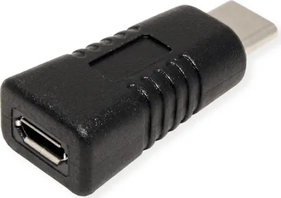 Obrázok produktu pre VALUE 12.99.3190, USB 2.0 Type C, USB 2.0 Type Micro B, Čierna