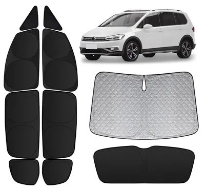 Produktbild von Sonnenschutz Auto für VW Touran 2016-2024, Sichtschutz Verdunkelung, UV-Schutz