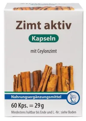 Obrázok produktu pre Cinnamon Active Capsules 60 kapsúl