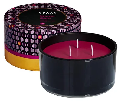 Produktbild von Spaas Geschenk Duftkerze 3 Dochte – Winter Glow – ca. 28 Stunden– 2 Geschenksets