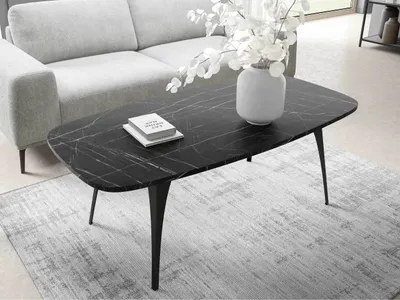 Image de Table basse NEIRA - pietra grigia noir / noir