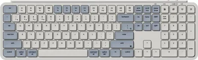 Obrázok produktu pre Keychron B6 Pro Ultraplochá bezdrôtová klávesnica s prispôsobením ZMK, QWERTY US ANSI, 3 režimy Bluetooth/2,4 GHz/kábel, Retro Blue