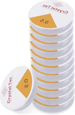 Zdjęcie produktu dla Elastyczna rolka drutu, 12 rolek, 0,5 mm – biała i czarna