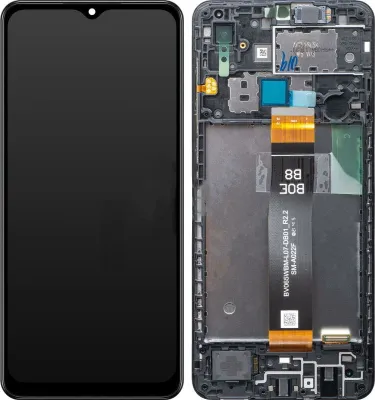 Produktbild von Original LCD Display Touchscreen Bildschirm & Rahmen Schwarz für Samsung Galaxy A02 A022F & Werkzeug