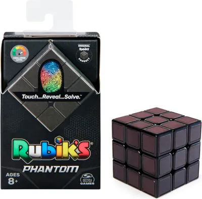 Obrázek produktu pro Rubik’s RBK RON Rubiks 3x3 Phantom Cube GML, Rubikova kostka, Pokročilé, 8 rok/roky
