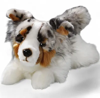 Produktbild von Carl Dick Australischer Schäferhund liegend ca. 32cm 3477 Kuscheltier, Plüschtier, Stofftier