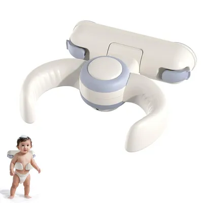Produktbild von Babybadewannenständer,Wandmontierte Stehhilfe für Babys,Höhenverstellbare Badewannenstütze,Faltbarer Badewannenständer für Babys von 6–36 Monaten
