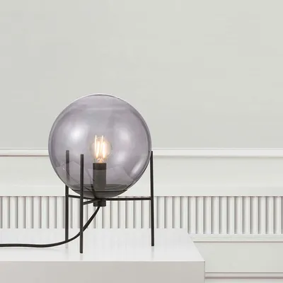 Zdjęcie produktu dla Alton lampa stołowa Ø 20 cm lampka do czytania dym / czarny
