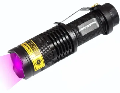 Image de Lampe de poche UV 395nm, lampe de poche à lumière noire ultraviolette