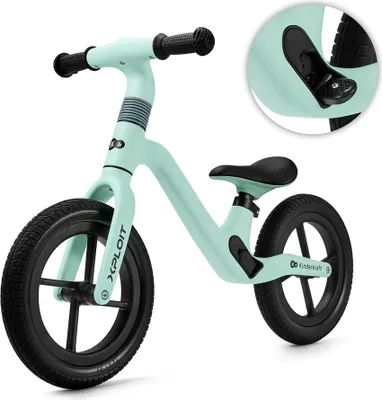 Image de Kinderkraft XPLOIT - Vélo de course - design sportif - selle et guidon réglables - roues increvables enPolyuréthane- léger - à partir de 2 ans - Turquoise