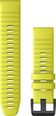 Produktbild von Garmin QuickFit 22, Band, Sportuhr, Gelb, Garmin, fēnix 6, fēnix 6 Pro/Sapphire, Silikon