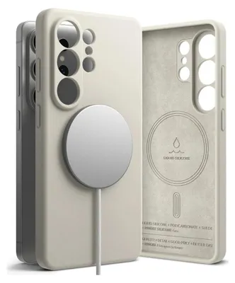 Immagine prodotto di Custodia per cellulare Galaxy S26 Ultra, Ringke Silicone Magnetic con MagSafe, beige